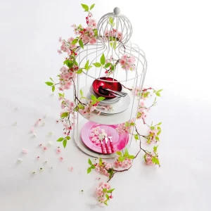 Frühlingsdeko | Girlanden & Ranken^DecoWoerner Künstliche Kirschblüten-Girlande , 110 Cm rosa
