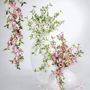 Frühlingsdeko | Girlanden & Ranken^DecoWoerner Künstliche Kirschblüten-Girlande , 110 Cm rosa