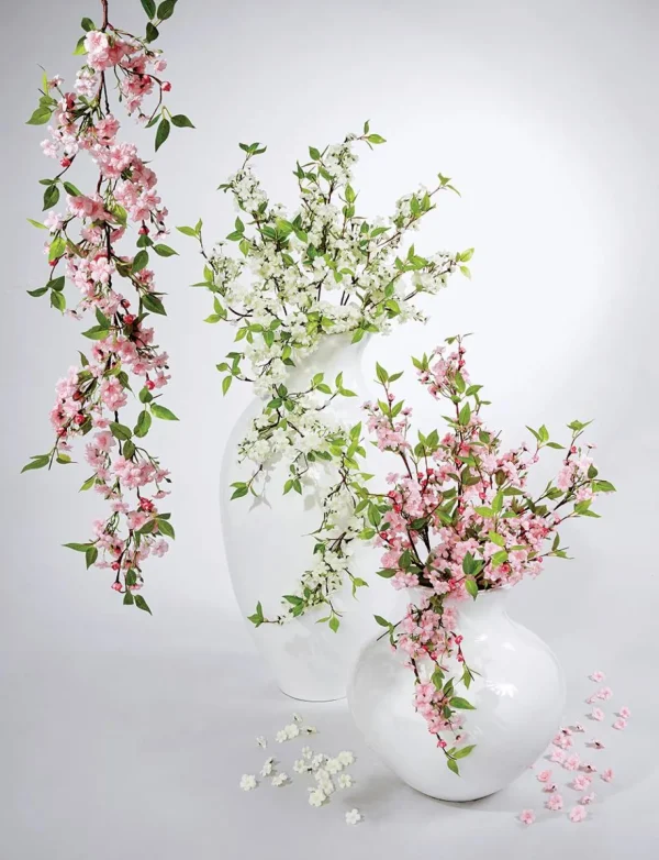 Frühlingsdeko | Girlanden & Ranken^DecoWoerner Künstliche Kirschblüten-Girlande , 110 Cm rosa