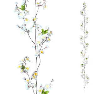 Frühlingsdeko | Girlanden & Ranken^DecoWoerner Künstliche Kirschblüten-Ranke, 180 Cm weiß