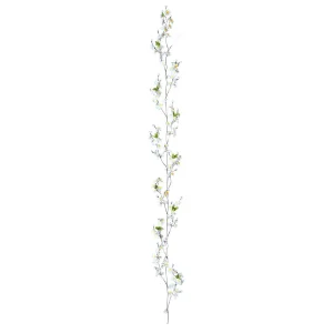 Frühlingsdeko | Girlanden & Ranken^DecoWoerner Künstliche Kirschblüten-Ranke, 180 Cm weiß