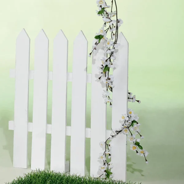 Frühlingsdeko | Girlanden & Ranken^DecoWoerner Künstliche Kirschblüten-Ranke, 180 Cm weiß