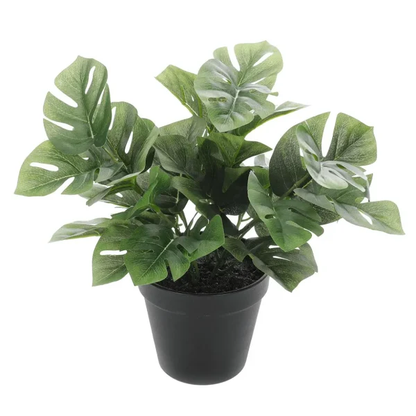Sommerdeko | Zimmerpflanzen^DecoWoerner Künstliche Monstera Pflanze Im Topf 30 Cm grün