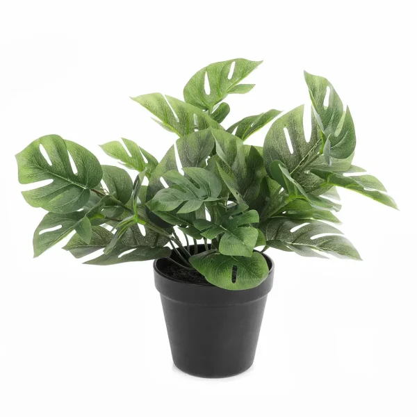Sommerdeko | Zimmerpflanzen^DecoWoerner Künstliche Monstera Pflanze Im Topf 30 Cm grün