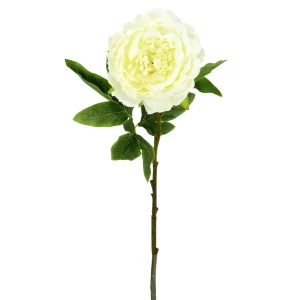 Kunstblumen^DecoWoerner Künstliche Pfingstrose, 60 Cm weiß