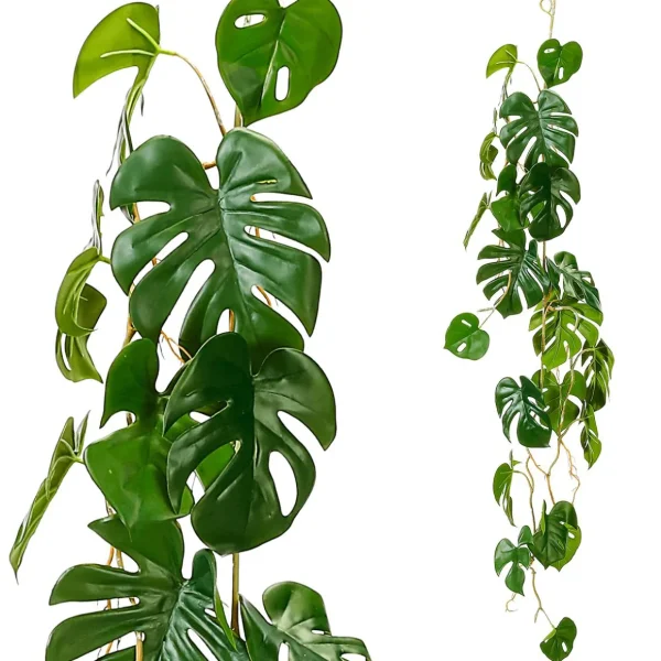 Girlanden & Ranken^DecoWoerner Künstliche Philodendron-Girlande grün