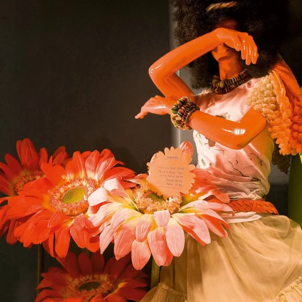 Frühlingsdeko | Kunstblumen^DecoWoerner Künstliche Riesen-Gerbera , 120 Cm rosa