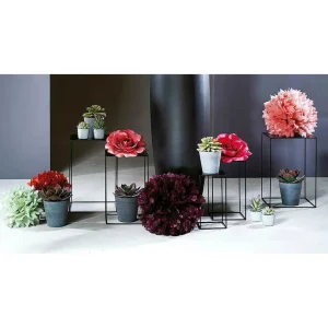Themen-Deko | Kunstblumen^DecoWoerner Künstliche Rose, Apricot 116 Cm rot
