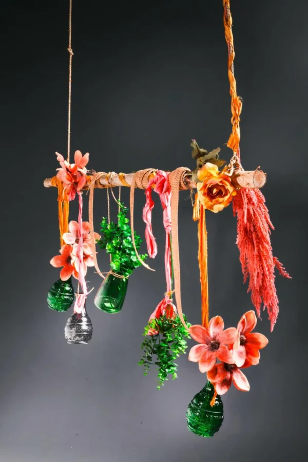 Themen-Deko | Kunstblumen^DecoWoerner Künstliche Rose , 60 Cm gelb