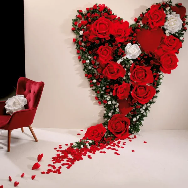 Girlanden & Ranken | Kunstblumen^DecoWoerner Künstliche Rosen-Girlande ,180 Cm rot