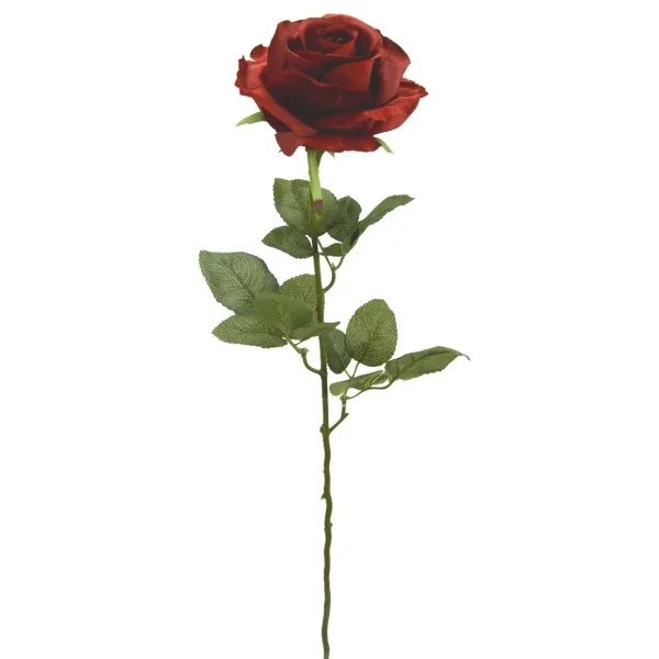 Themen-Deko | Kunstblumen^DecoWoerner Künstliche e Rose, 68 Cm rot