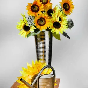 Herbstdeko | Kunstblumen^DecoWoerner Künstliche Sonnenblume, 85 Cm gelb