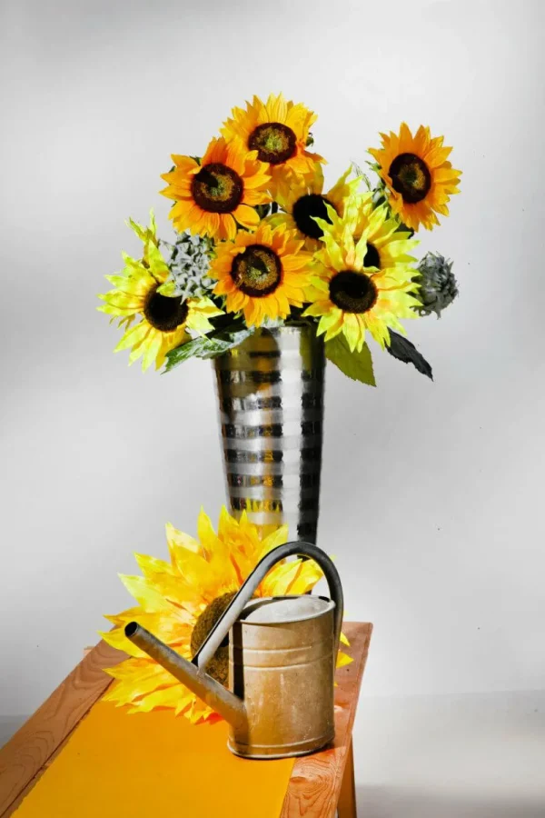 Herbstdeko | Kunstblumen^DecoWoerner Künstliche Sonnenblume, 85 Cm gelb