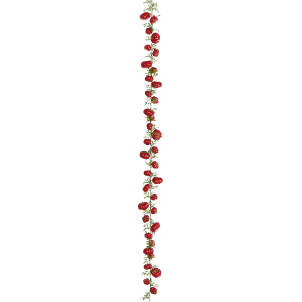 Girlanden & Ranken | Gemüse & Kräuter^DecoWoerner Künstliche Tomaten-Ranke 200 Cm rot