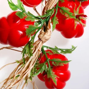 Gemüse & Kräuter^DecoWoerner Künstliche Tomaten-Ranke 50 Cm rot