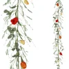 Frühlingsdeko | Girlanden & Ranken^DecoWoerner Künstliche Tulpen-Girlande Kunstranke - Orange 158 Cm rot