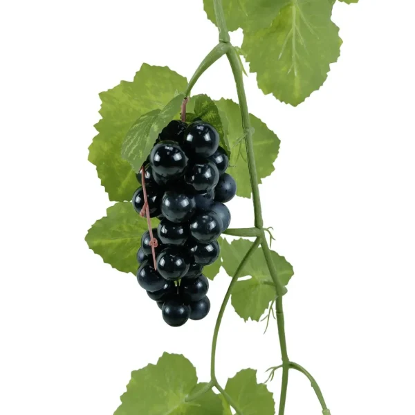 Herbstdeko | Girlanden & Ranken^DecoWoerner Künstliche Weinblattranke Mit Trauben 180 Cm grün