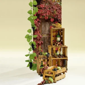 Herbstdeko | Girlanden & Ranken^DecoWoerner Künstliche Weinblattranke Mit Trauben 180 Cm grün