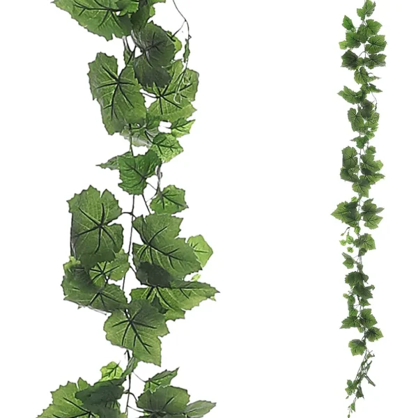 Herbstdeko | Girlanden & Ranken^DecoWoerner Künstliche Weinblätter-Ranke, 160 Cm grün