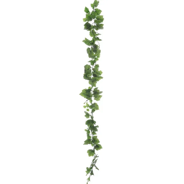 Herbstdeko | Girlanden & Ranken^DecoWoerner Künstliche Weinblätter-Ranke, 160 Cm grün