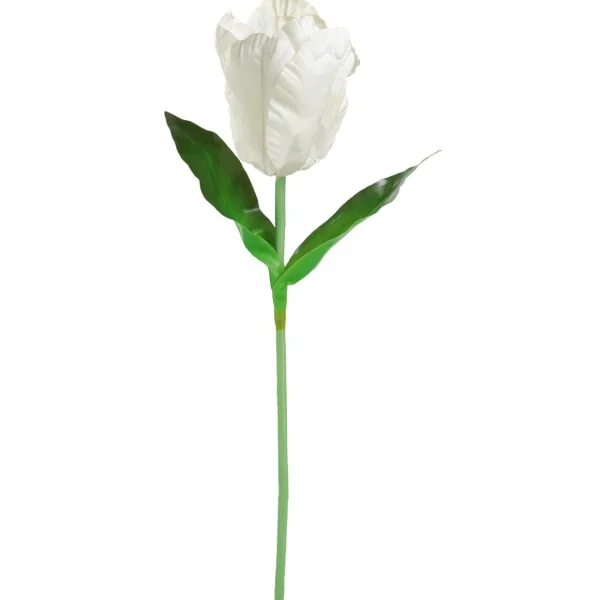 Frühlingsdeko | Kunstblumen^DecoWoerner Künstliche XXL Tulpe, 140 Cm, weiß