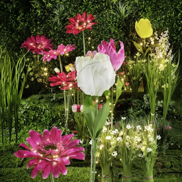 Frühlingsdeko | Kunstblumen^DecoWoerner Künstliche XXL Tulpe, 140 Cm, weiß