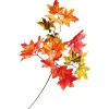 Herbstdeko | Äste & Zweige^DecoWoerner Künstlicher Ahornzweig -grün, 80 Cm rot