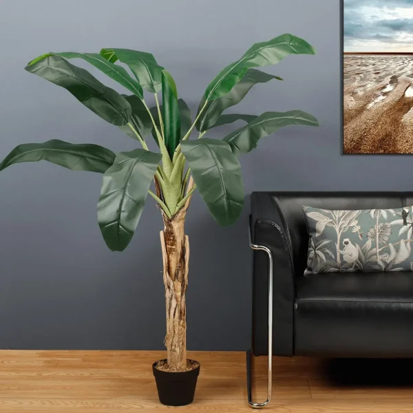 Sommerdeko | Kunstbäume^DecoWoerner Künstlicher Bananen-Baum Im Topf 150 Cm grün