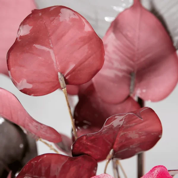 Herbstdeko^DecoWoerner Künstlicher Blätterzweig 60 Cm rot