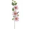 Äste & Zweige^DecoWoerner Künstlicher Clematis-Zweig , 80 Cm rosa