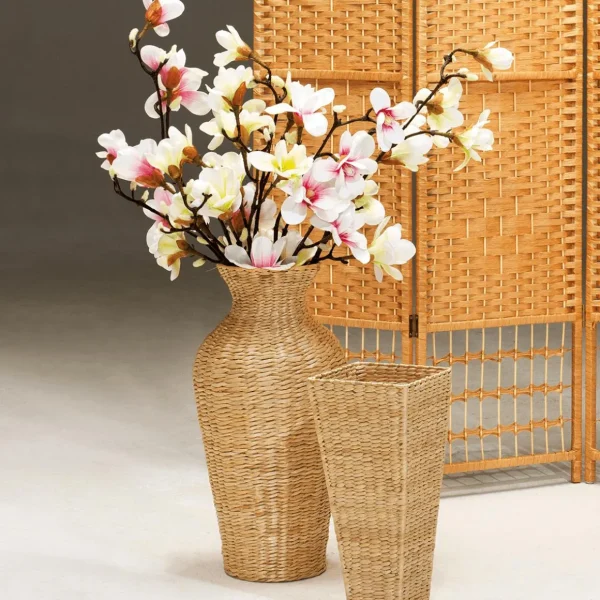 Frühlingsdeko | Äste & Zweige^DecoWoerner Künstlicher Edel-Magnolienzweig, Weiß/rosa, 100 Cm mehrfarbig