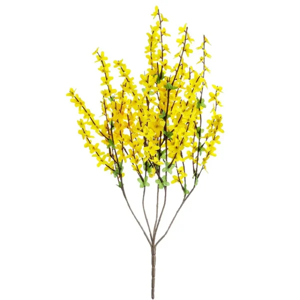 Äste & Zweige^DecoWoerner Künstlicher Forsythienbusch 59 Cm gelb