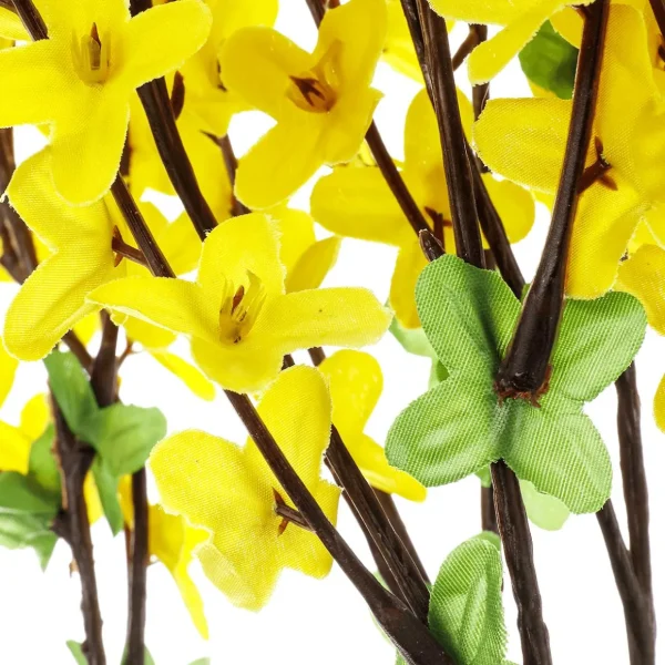 Äste & Zweige^DecoWoerner Künstlicher Forsythienbusch 59 Cm gelb