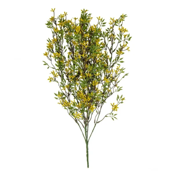 Hängepflanzen | Schwer Entflammbare Kunstpflanzen^DecoWoerner Künstlicher er Blumenhänger B1, 30 Cm gelb