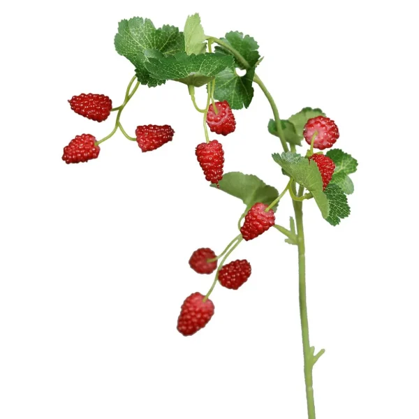 Sommerdeko | Äste & Zweige^DecoWoerner Künstlicher Himbeerzweig 64 Cm Mit 10 Früchten rot