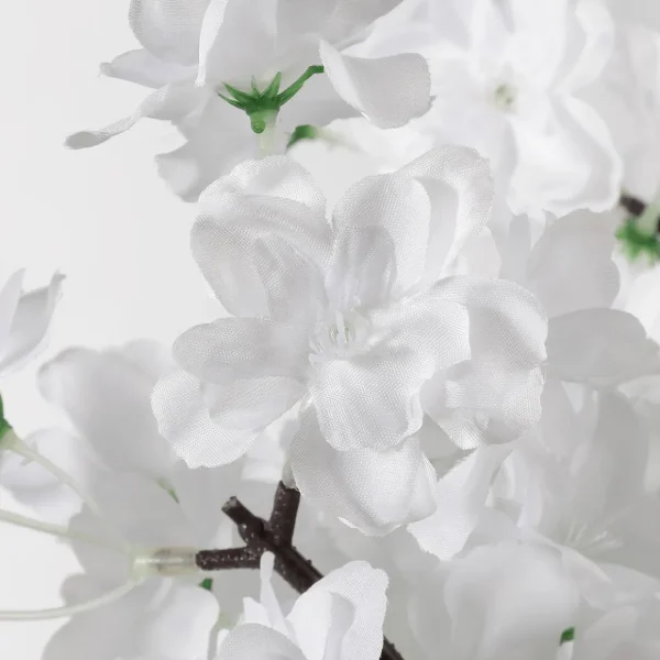 Kunstbäume^DecoWoerner Künstlicher Kirschblüten-Baum, 240 Cm, weiß