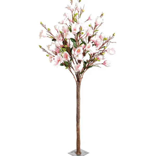 Kunstbäume | Frühlingsdeko^DecoWoerner Künstlicher Magnolienblüten-Baum, 180 Cm rosa