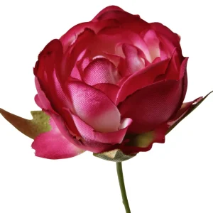 Themen-Deko | Kunstblumen^DecoWoerner Künstlicher Moosröschen-Zweig, 60 Cm rosa