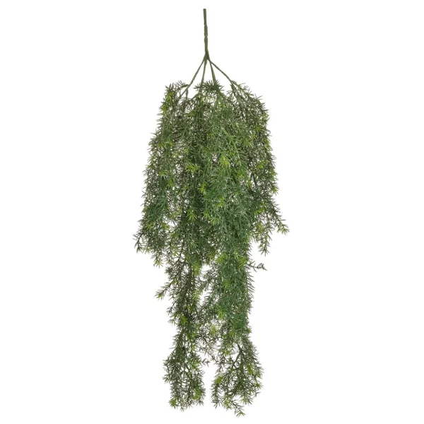 Grünpflanzen | Hängepflanzen^DecoWoerner Künstlicher Nadelgehölzhänger Schwer Entflammbar B1, 80 Cm grün