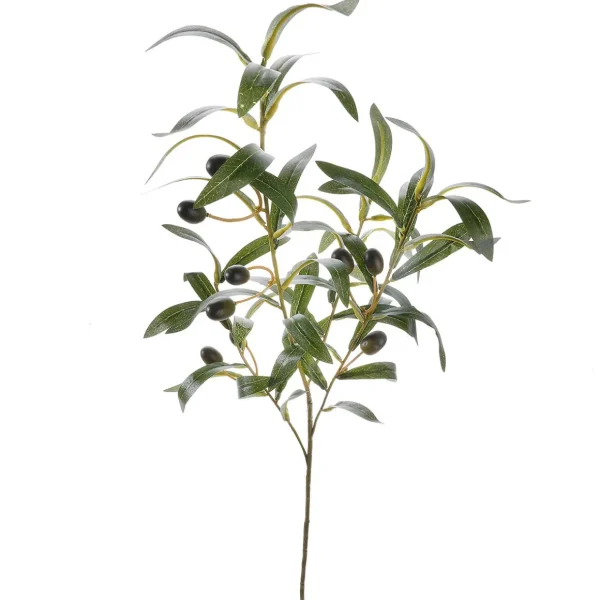Äste & Zweige^DecoWoerner Künstlicher Olivenzweig 84 Cm grün