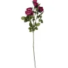 Themen-Deko | Kunstblumen^DecoWoerner Künstlicher Rosenzweig, 73 Cm, Burgundy rot