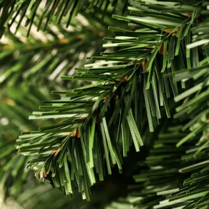 Künstliche Weihnachtsbäume^DecoWoerner Künstlicher, Schmaler Tannenbaum 150 Cm, B1 grün