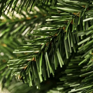 Künstliche Weihnachtsbäume^DecoWoerner Künstlicher, Schmaler Tannenbaum 210 Cm, B1 grün