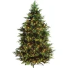 Künstliche Weihnachtsbäume^DecoWoerner Künstlicher Spritzguss-Weihnachtsbaum Rottanne Mit LED 240 Cm grün