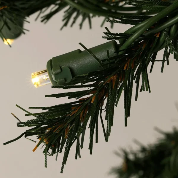 Künstliche Weihnachtsbäume^DecoWoerner Künstlicher Tannenbaum Alpintanne Mit LED 60 Cm grün