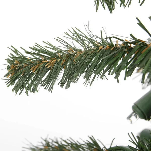Künstliche Weihnachtsbäume^DecoWoerner Künstlicher Tannenbaum Alpintanne Mit LED 240 Cm grün