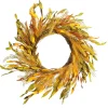 Herbstdeko | Blumensträuße & Blumenkränze^DecoWoerner Künstlicher Türkranz Herbst, 63 Cm Ø gelb