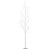 Winterdeko^DecoWoerner Künstlicher er Winter Deko-Ast 145 Cm weiß