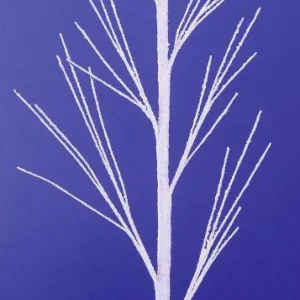 Winterdeko^DecoWoerner Künstlicher er Winter Deko-Ast 145 Cm weiß