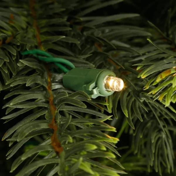 Künstliche Weihnachtsbäume^DecoWoerner Künstlicher Weihnachtsbaum Nordmanntanne Mit LED 180 Cm grün